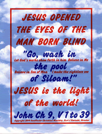 Jesus Opened Blnd Eyes